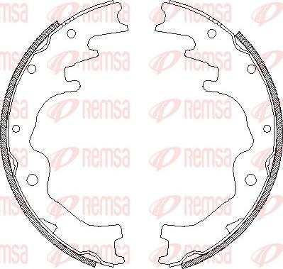 Remsa 4388.01 - Ganascia freno autozon.pro