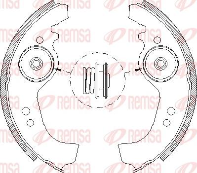 Remsa 4258.01 - Ganascia freno autozon.pro