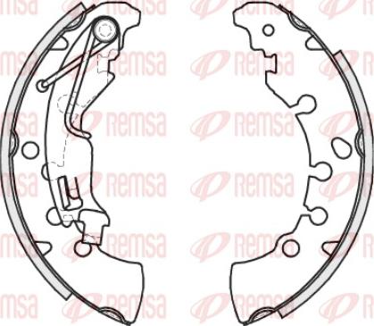 Remsa 4201.00 - Ganascia freno autozon.pro