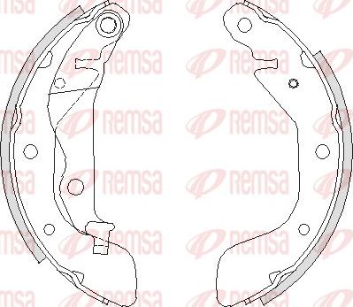 Remsa 4208.00 - Ganascia freno autozon.pro