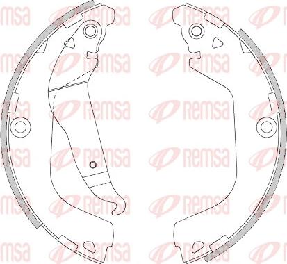 Remsa 4280.00 - Ganascia freno autozon.pro