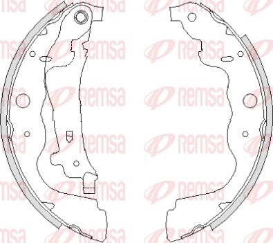 Remsa 4237.00 - Ganascia freno autozon.pro