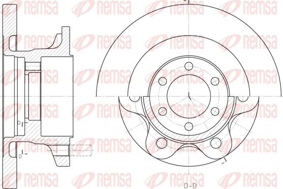 Remsa 6500.00 - Discofreno autozon.pro