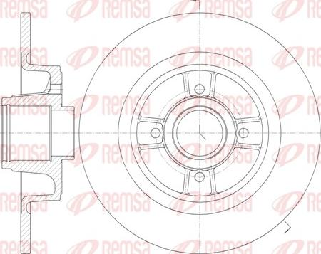 Remsa 6698.00 - Discofreno autozon.pro