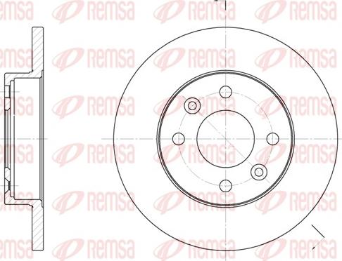 Remsa 6067.00 - Discofreno autozon.pro