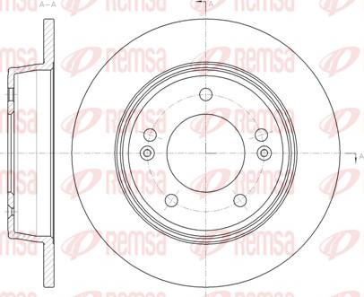 Remsa 61435.00 - Discofreno autozon.pro