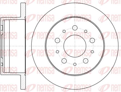 Remsa 61055.00 - Discofreno autozon.pro