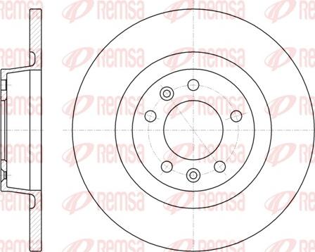 Remsa 61053.00 - Discofreno autozon.pro