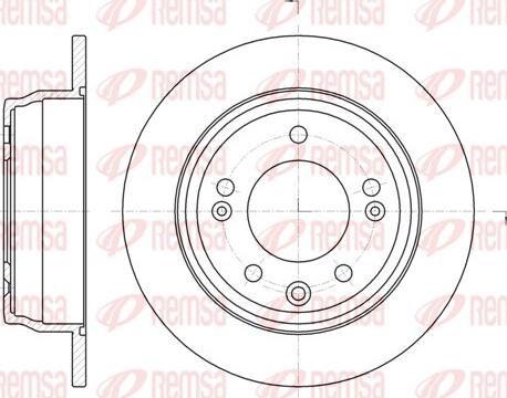 Remsa 61105.00 - Discofreno autozon.pro