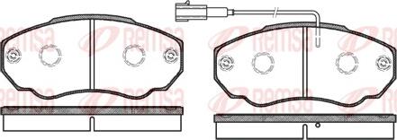 Remsa 0960.01 - Kit pastiglie freno, Freno a disco autozon.pro