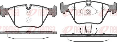 Remsa 0963.10 - Kit pastiglie freno, Freno a disco autozon.pro