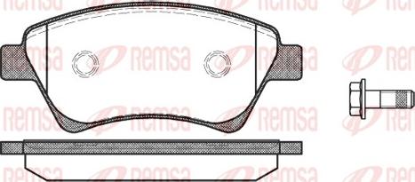 Remsa 0976.00 - Kit pastiglie freno, Freno a disco autozon.pro