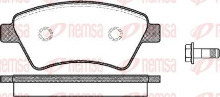 Remsa 0976.10 - Kit pastiglie freno, Freno a disco autozon.pro