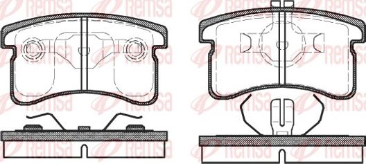 Valeo 670261 - Kit pastiglie freno, Freno a disco autozon.pro