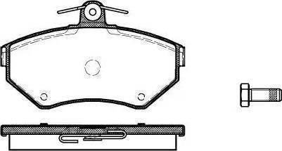 RIDER RD.3323.DB1437 - Kit pastiglie freno, Freno a disco autozon.pro