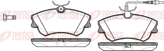 Remsa 0638.02 - Kit pastiglie freno, Freno a disco autozon.pro