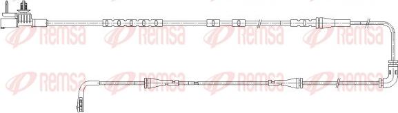 Remsa 001194 - Contatto segnalazione, Usura past. freno / mat. d'attrito autozon.pro