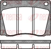 Remsa 0037.00 - Kit pastiglie freno, Freno a disco autozon.pro