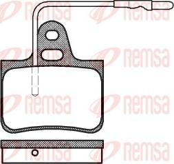 Remsa 0076.04 - Kit pastiglie freno, Freno a disco autozon.pro