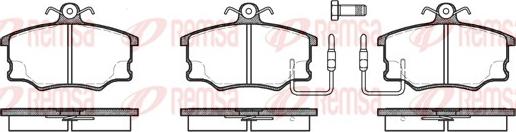 Remsa 0146.32 - Kit pastiglie freno, Freno a disco autozon.pro