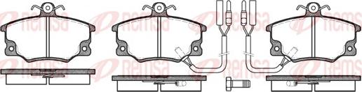 Remsa 0146.22 - Kit pastiglie freno, Freno a disco autozon.pro