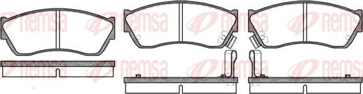 Remsa 0147.22 - Kit pastiglie freno, Freno a disco autozon.pro