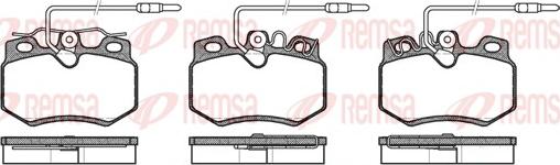 Remsa 0170.14 - Kit pastiglie freno, Freno a disco autozon.pro