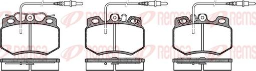 Remsa 0170.34 - Kit pastiglie freno, Freno a disco autozon.pro