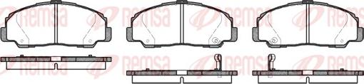 Remsa 0178.32 - Kit pastiglie freno, Freno a disco autozon.pro