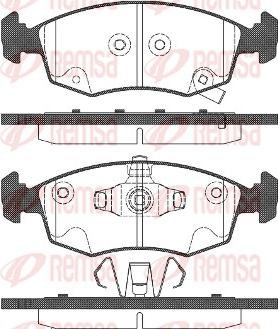 Remsa 0172.72 - Kit pastiglie freno, Freno a disco autozon.pro