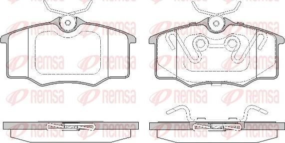 Remsa 0846.20 - Kit pastiglie freno, Freno a disco autozon.pro