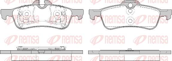 Remsa 0862.20 - Kit pastiglie freno, Freno a disco autozon.pro