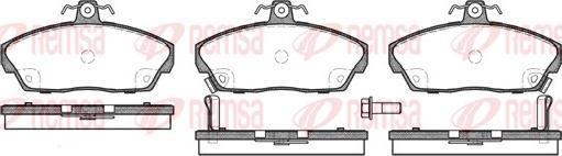 Remsa 0337.02 - Kit pastiglie freno, Freno a disco autozon.pro