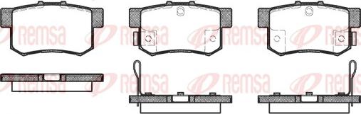 Remsa 0325.32 - Kit pastiglie freno, Freno a disco autozon.pro