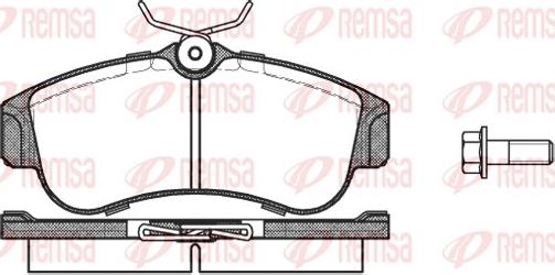 Remsa 0320.00 - Kit pastiglie freno, Freno a disco autozon.pro