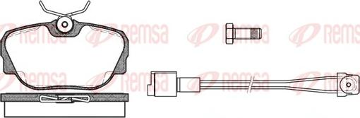 ACDelco AC0581079D - Kit pastiglie freno, Freno a disco autozon.pro