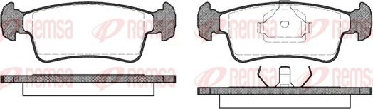Remsa 0240.00 - Kit pastiglie freno, Freno a disco autozon.pro