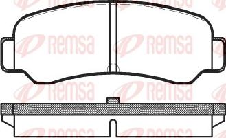 Remsa 0200.00 - Kit pastiglie freno, Freno a disco autozon.pro