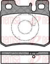 Remsa 0282.20 - Kit pastiglie freno, Freno a disco autozon.pro