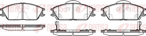 Remsa 0224.22 - Kit pastiglie freno, Freno a disco autozon.pro