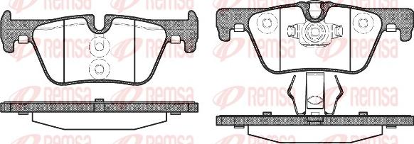 Remsa 1476.00 - Kit pastiglie freno, Freno a disco autozon.pro