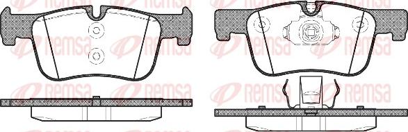 Remsa 1478.00 - Kit pastiglie freno, Freno a disco autozon.pro