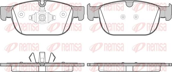 Remsa 1696.00 - Kit pastiglie freno, Freno a disco autozon.pro