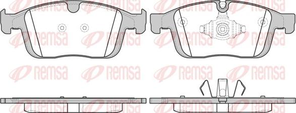 Remsa 1689.00 - Kit pastiglie freno, Freno a disco autozon.pro