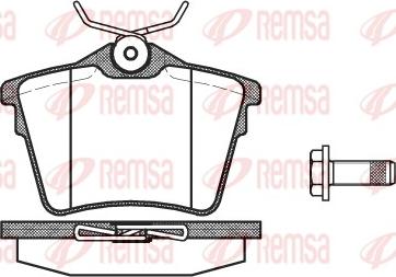 Remsa 1103.00 - Kit pastiglie freno, Freno a disco autozon.pro