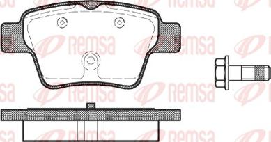 Remsa 1138.00 - Kit pastiglie freno, Freno a disco autozon.pro