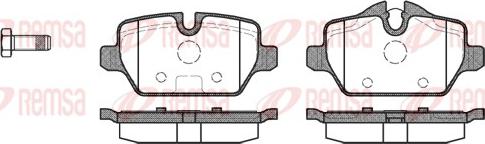 Remsa 1132.00 - Kit pastiglie freno, Freno a disco autozon.pro