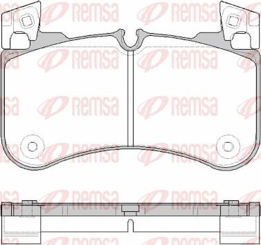 Remsa 1831.00 - Kit pastiglie freno, Freno a disco autozon.pro