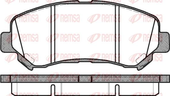 Remsa 1318.00 - Kit pastiglie freno, Freno a disco autozon.pro