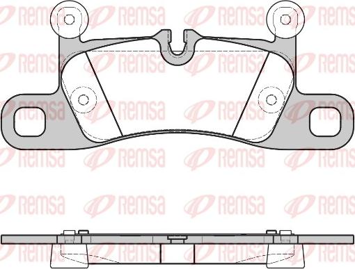 Remsa 1379.40 - Kit pastiglie freno, Freno a disco autozon.pro